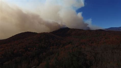 Check out this Aerial Drone Video from Marion, NC Wildfires - High Country Weather