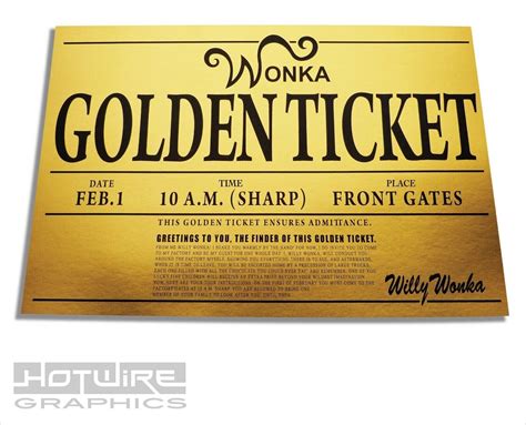 Willy Wonka Golden Ticket Print, Oompa Loompa Costume Party, Chocolate ...