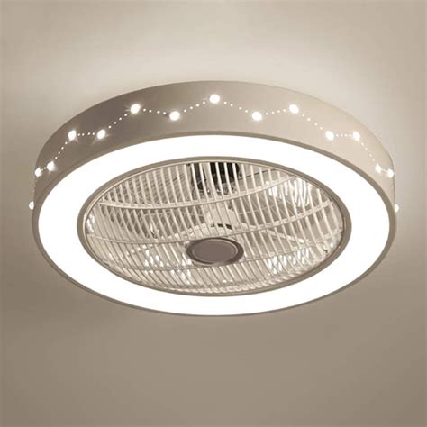 OUKANING 22in Constellation Flush Mount Ceiling Fan+Remote Control ...