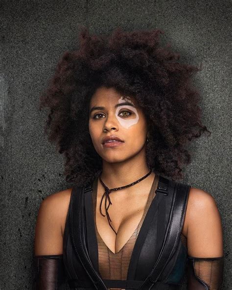 First Look At Zazie Beetz as Domino in Deadpool 2 - blackfilm.com