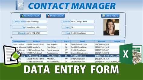 Download Your Free Excel Data Entry Form Workbook Here – Excel For Freelancers