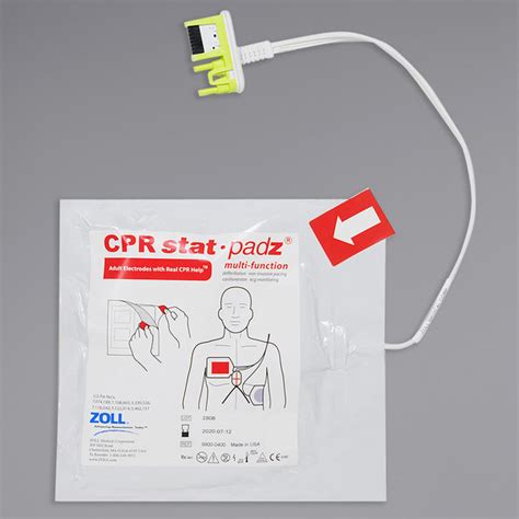 Zoll 8900-0402 Adult CPR-Stat-Padz Electrode Pad Set for AED Plus and AED Pro