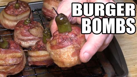 Bacon Burger Bombs - Healthy Treats