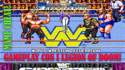 WWF Wrestlefest - Legion of Doom Gameplay (Mame Cheat!) - YouTube