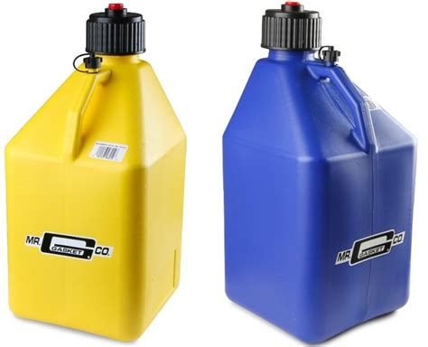 Mr. Gasket Releases 5-Gallon Utility Jugs in Yellow and Blue - Holley Motor Life