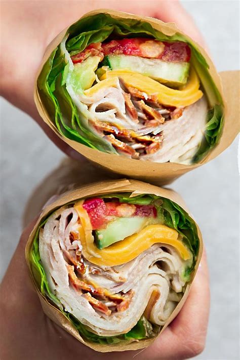 Low Carb Wraps - Keto Lettuce Sandwich | Options for Paleo & Whole30 ...