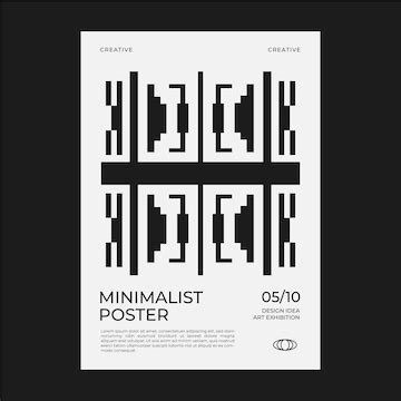 Premium Vector | Minimalist poster design bauhaus art print template