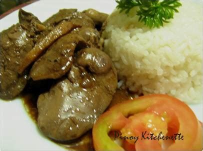 Chicken Liver Adobo ~ Pinoy Kitchenette