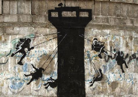Banksy Secretly Gets Into Gaza To Create Controversial Street Art