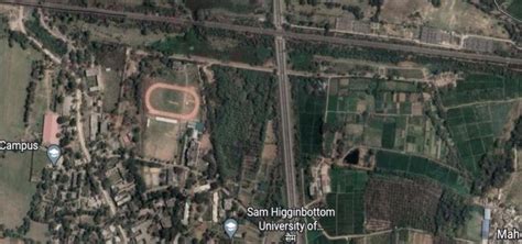 Map showing SHUATS campus. (Courtesy: Google map) | Download Scientific ...