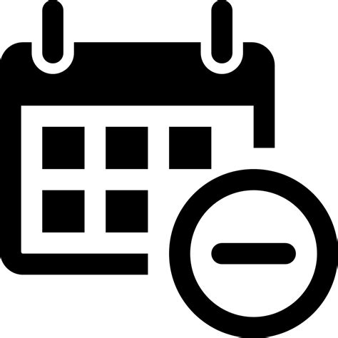 File:Simpleicons Business calendar-remove-button.svg - Wikimedia Commons
