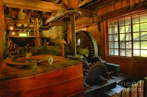 Inside A Grist Mill Photograph by Adam Jewell