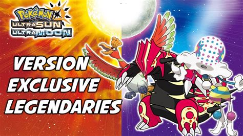 Version Exclusive Legendary Pokemon in Pokemon Ultra Sun and Ultra Moon! - YouTube