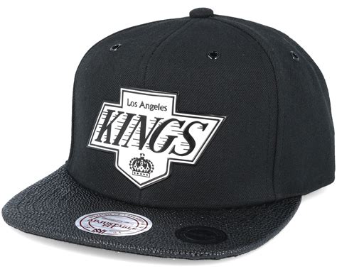 Los Angeles kings Ultimate Black Snapback - Mitchell & Ness caps - Hatstoreworld.com