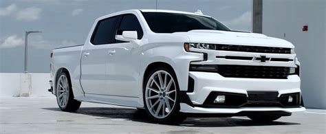 2020 Chevy Silverado Lowered on Vossen Wheels Has Aero Kit - autoevolution