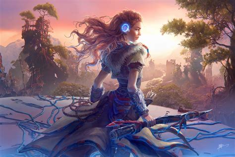 Aloy Horizon Zero Dawn Game Artwork, HD Games, 4k Wallpapers, Images ...