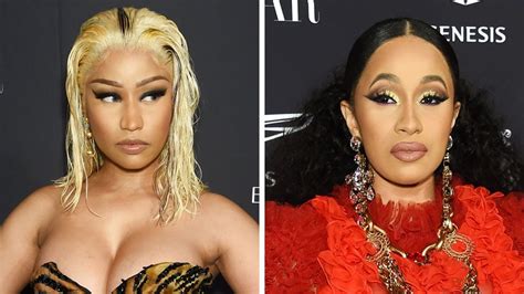 Cardi B and Nicki Minaj feud turns physical at New York party - BBC News