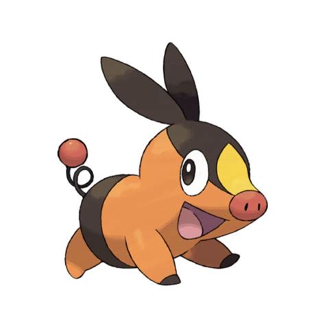 Tepig. Fire. The fire pig Pokémon. It can deftly dodge its foes attacks while shooting fireballs ...