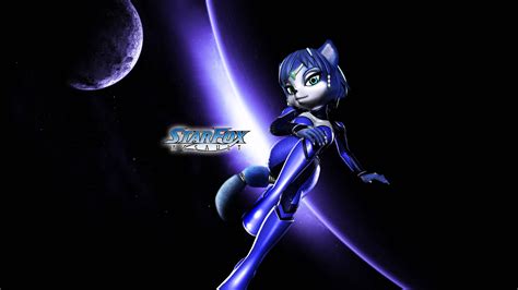 Download Star Fox Assault Krystal In Space Wallpaper | Wallpapers.com