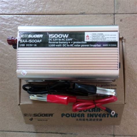 Jual Power Inverter DC to AC 1500 Watt Perubah DC 12V ke AC PLN 220V ...