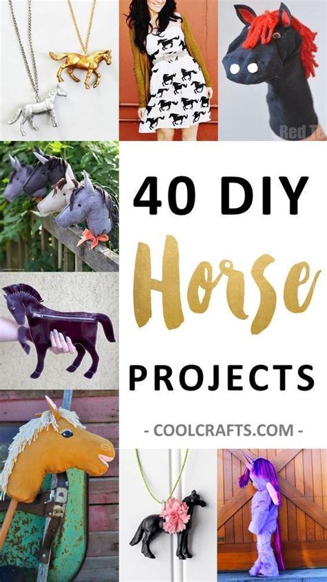 40 DIY Horse Craft Ideas to Inspire your Creativity • Cool Crafts | Horse crafts kids, Horse diy ...