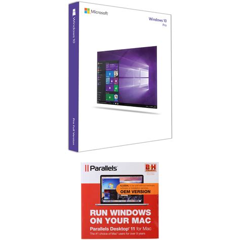 Parallels Windows 10 Pro 64-bit Kit with Parallels Desktop 11