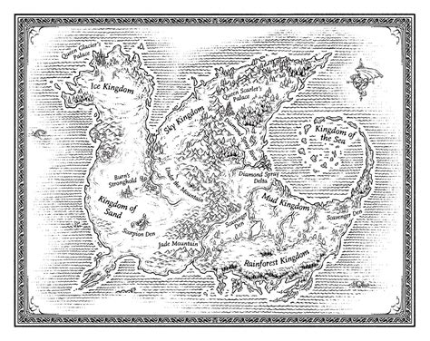 Literary Maps for Young Readers | Wings of fire, Wings of fire dragons, Coloring pages