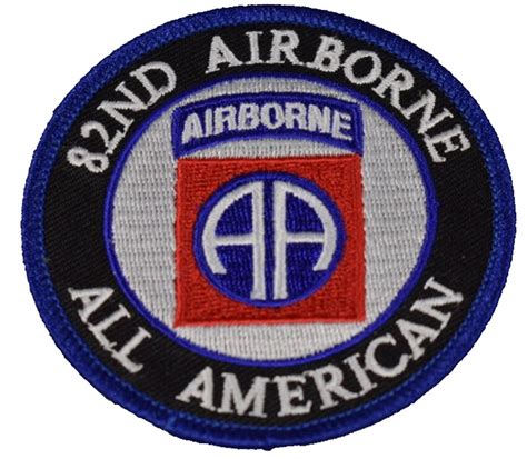 US ARMY 82ND AIRBORNE DIVISION JUMP WINGS PATCH - Color - Veteran Owned ...