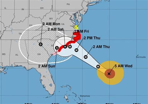 Hurricane Florence path: Where is the hurricane right now?