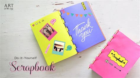 How to make Scrapbook with Sticks | Back to School Craft Ideas - YouTube