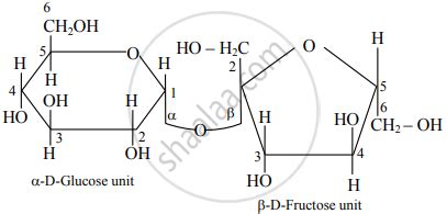 Draw the structure of Haworth formula of sucrose. - Chemistry | Shaalaa.com