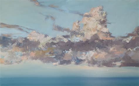 thundery clouds, painting No. 1543 / oil on canvas