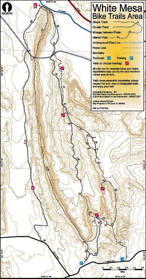 White Mesa Bike Trails