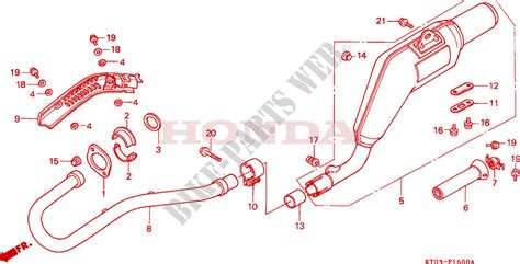 EXHAUST MUFFLER for Honda XR 200 R 2000 # HONDA Motorcycles & ATVS ...