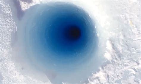 What sound does ice make when it’s dropped 90 meters into an Antarctic ...