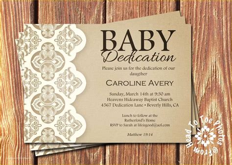 Baby Dedication Invitations Free Template Of Baby Dedication Invitation ...