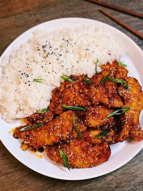 Spicy Honey Garlic Chicken Tenders (20 Minutes!) - Tiffy Cooks