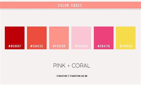 Coral and Pink Colour Scheme – Colour Palette #38 | Color schemes colour palettes, Coral colour ...