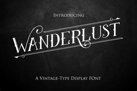 Wanderlust (Font) by Kylie Ellway · Creative Fabrica | Wanderlust font ...