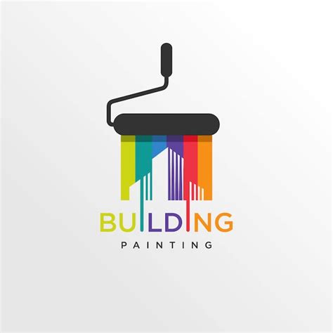 Cool building paint logo style, modern, paint, painting, construction ...