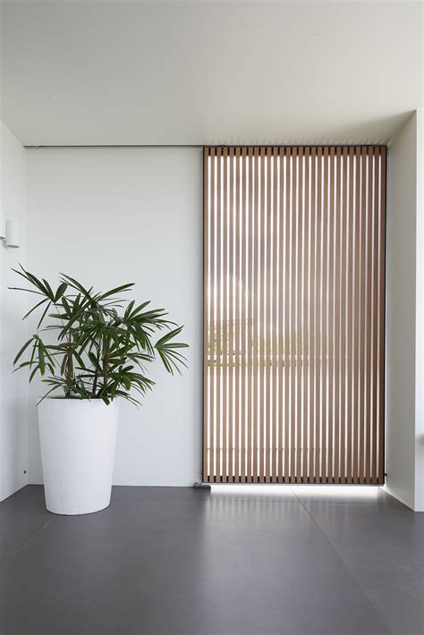 Ever Art Wood Kabebari battens by Covet - a wood screen sliding door is a highly desirable look ...