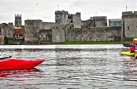 Kayaking on the Shannon River in Limerick