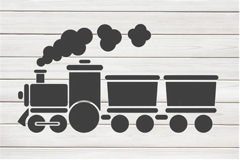 Cute Kids Toy Train Stencil Template Design Print Digital - Etsy