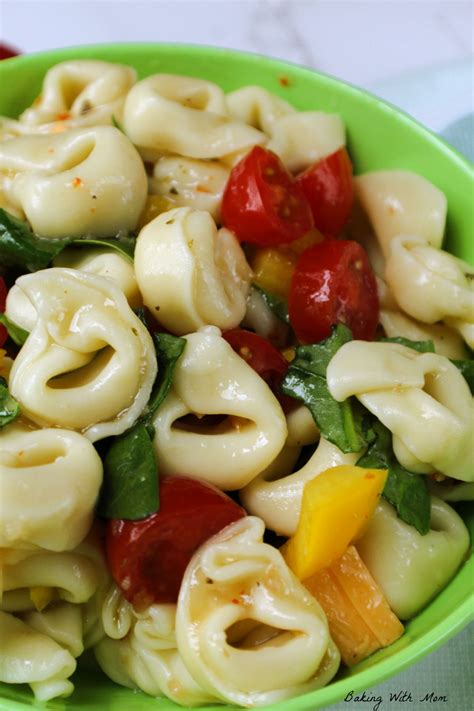 Italian Tortellini Salad - Baking With Mom