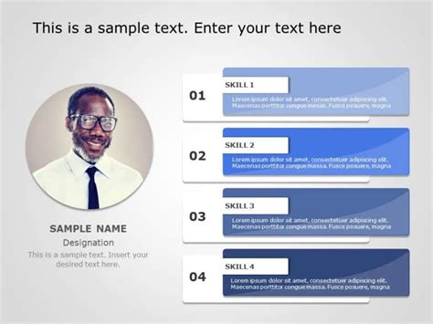 Employee Profile PowerPoint Template | SlideUpLift