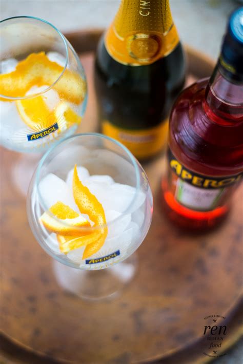 How to make an Aperol Spritz Cocktail #ItStartsNow - Ren Behan - Author Wild Honey and Rye