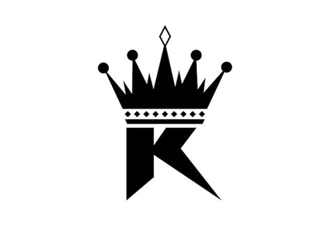 Premium Vector | Simple Initial Letter K with Crown Logo Usable for Business Travel fashion and ...