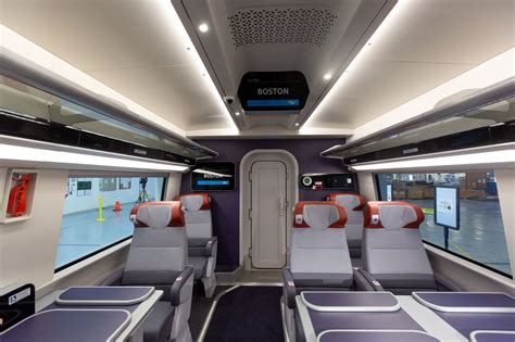 Take a peek at Amtrak’s posh new Acela cars