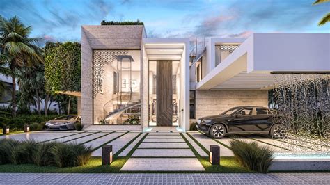 The Palm Villa - Dubai, UAE | Luxury villa design, Dubai houses, Modern ...