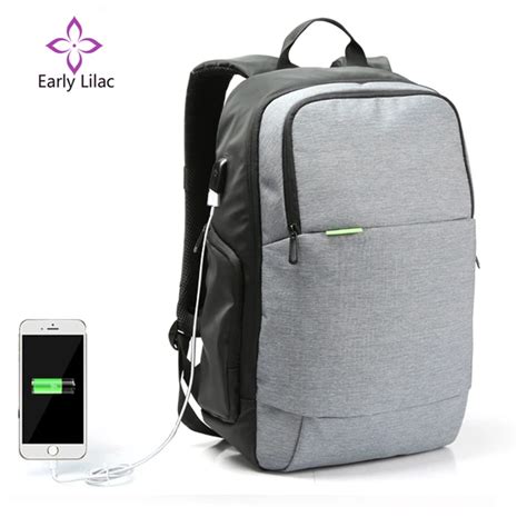 External USB Charge Laptop Backpack Anti theft Notebook Computer ...